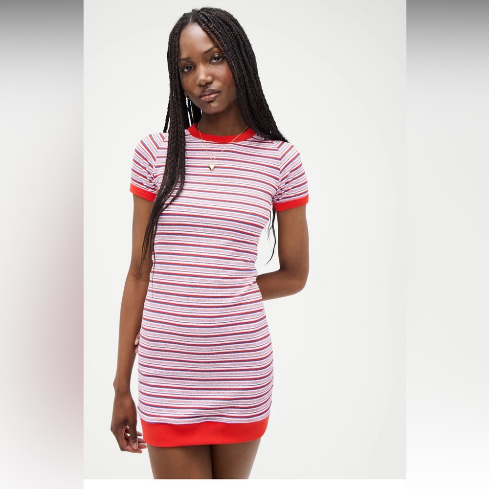 Frankie’s bikinis June terry mini dress
